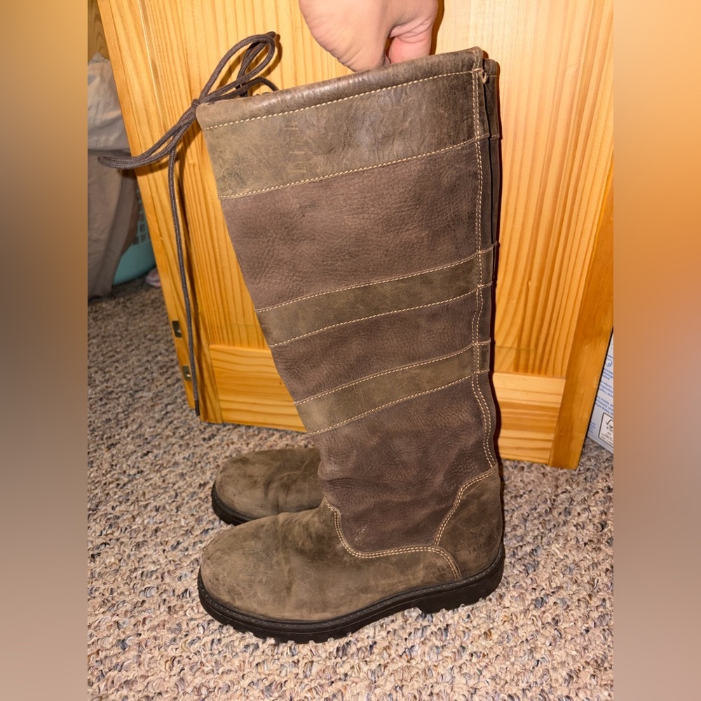 TAURUS HOLKHAM BROWN LEATHER WATERPROOF COUNTRY BOOT